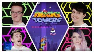 Tricky Towers Showdown! | w/ LDShadowLady, Syndicate, MiniLadd and SmallishBeans | Legends of Gaming