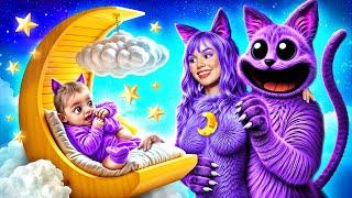 Меня удочерили Улыбающиеся Твари! Как стать Catnap! Poppy Playtime в реальной жизни!