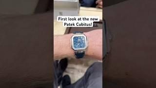 First look at the new Patek Cubitus Ref. 5822P-001 Platinum!Coming in at 45mm it wears much smaller.