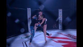 Белая амазонка боец мма Анна Руденко идет на Таран Woman MMA Fighter Anna White Amazon Rudenko