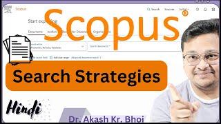 Scopus Literature Search || Scopus Document Search Strategies || Literature Search Process