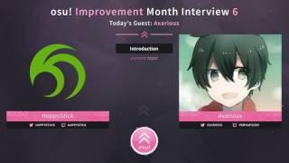 Axarious Interview - HappyStick osu! Improvement Month