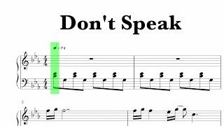 No Doubt  - Don't Speak Sheet Music