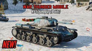 NEW! KV-1s gameplay: Love the camouflage :) (10 kills) - War Thunder Mobile