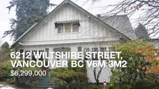 6212 WILTSHIRE STREET, VANCOUVER, BC, V6M 3M2 | MLS® R2132323