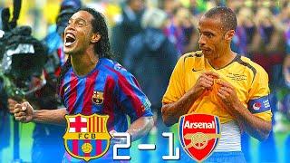 Barcelona 2 - 1 Arsenal (Ronaldinho x Henry) ● Final UCL 2006 | Extended Highlights & Goals