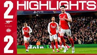 HIGHLIGHTS | Arsenal vs PSV (2-2, 9-3 on aggregate) | Zinchenko, Rice | Through to face Real Madrid