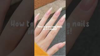 How to grow long nails in 1-2 weeks!