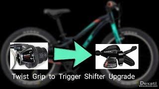 Kids Twist Grip Shifter To Trigger Upgrade