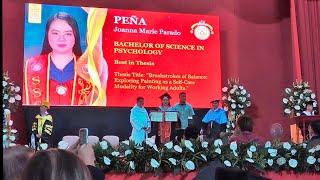 Best in Thesis and Best in Corporate Social Responsibility Awardee