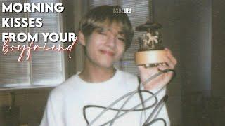 [Taehyung ASMR] Morning kisses from your boyfriend | +no talking