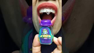 ASMR Magic "Rainbow Lip Balm Purple Bag" Turns into Tasty Candy! #short #shorts 1043