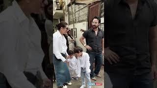 Saif, Kareena with Taimur Jeh spotted  #viral #shorts #entertainment #bollywood #taimur #saifalikhan