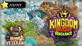 Kingdom Rush Vengeance FULL GAME + DLC | Veteran | 3 Stars | No Lives Lost