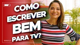 Como escrever bem para TV . Editando um texto de telejornalismo diário.