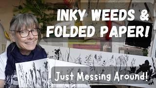 Making Art with Weeds | Simple Garden Print Book | Monoprint Concertina | Printing with Nature