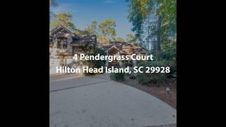 4 Pendergrass Court Hilton Head Island SC 29928 | 4 Bedroom Home For Sale