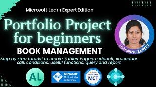 Business Central Portfolio Project | Complete business central tutorial | AL programming | book mgmt