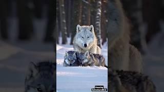 From Cubs to Majestic Adults: The Journey of Snow White Wolves