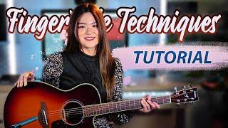 6 Fingerstyle Techniques I Always Play (Tutorial) | Josephine Alexandra