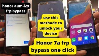 Honor 7A (Aum-L29) frp bypass | Honor aum-l29 google account bypass #honor_7a_frp_bypass