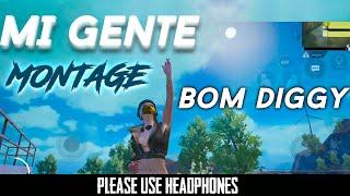 BOM DIGGY vs MI GENTE A PUBG Mobile BEAT SYNC MONTAGE