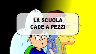 La scuola cade a pezzi