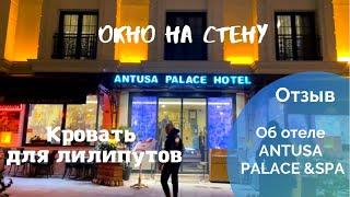 Antusa Palace Spa Стамбул - отзыв об отеле .Окно на стену,кровать для лилипутов