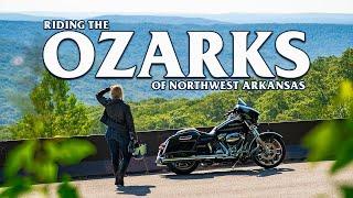 Riding the Ozark Mountains of Northwest Arkansas! The Best Motorcycle Rides, History, and PIE!