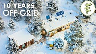 Living Off Grid in an Earthship-Style Passive Solar Home for 10 Years + Full Tour