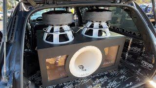 158 POUND SUBWOOFERS!? BIGGEST SUBS I HAVE EVER HEARD!