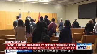 Jury delivers verdict in Knoxville bus depot murder case