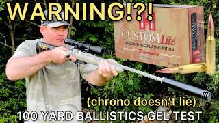 7mm-08 BURNOUT!?! Hornady Custom Lite SST AMMO REVIEW