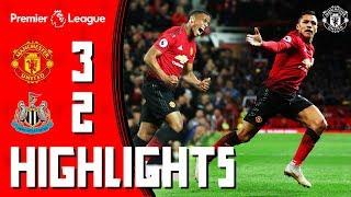 Highlights | Manchester United 3-2 Newcastle | Mata, Martial & Alexis Seal Comeback Win for the Reds