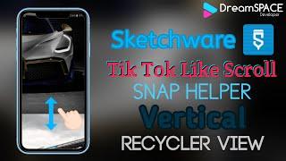 Create SnapHelper RecyclerView in Sketchware - DreamSPACE Dev #sketchware