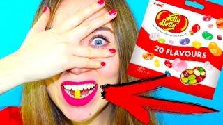 ПОПРОБУЙ УГАДАЙ вкус НЕ ПОДГЛЯДЫВАЯ ЧЕЛЛЕНДЖ КОНФЕТЫ JELLY BELLY | Elli Di