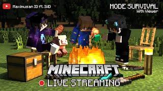  PLAY MINECRAFT | WITH VIEWER | NEW WORLD SURVIVAL