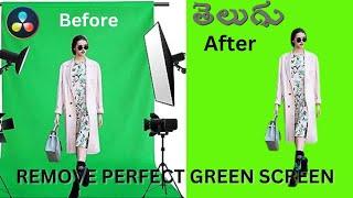 Remove Perfect Green Screen & Garbage In Davinci Resolve Free Version||Explained in Easy Method