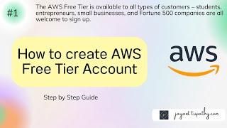 How to Create AWS Free Tier Account 2024