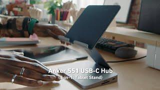 Anker 551 USB-C Hub (8-in-1, Tablet Stand) | Turn Your M1 iPad Into Your Workstation