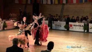 Stefano Bernardini - Stefania Martellini, Brno Open 2012, WDSF senior I standard, semifinal - waltz