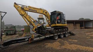 Diggers Back - Sorting Bunker Before Maize Harvest & New Calf Shed