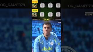 Rodri Picked His Favourite Midfielders Based on their Special Skills #efootball2024 #efootball2023