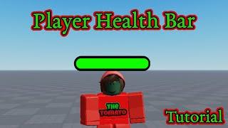 How To Make Player Health Bar Tutorial (Roblox Studio)