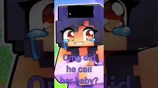 oh my god did he call her baby..?/ PLOT TWIST/ft. @Aphmau / credits: aphmaueditfanpage/ on TikTok!