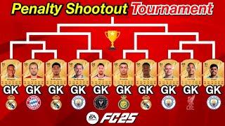 FC 25 | OVR TOP8 and Messi and Ronaldo become goalkeepers! Penalty Shootout Tournament!