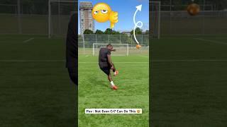 Recreating Cr7 Crazy Curveshot . #kickerball #football #soccer #footballskills