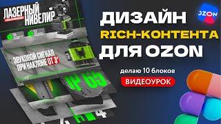 Дизайн Rich-Контента Для OZON | инфографика для ОЗОН | инфографика для маркетплейсов