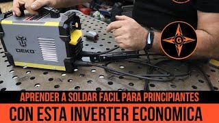 ‍ APRENDE A SOLDAR CON ELECTRODO MUY FACIL Y ECONOMICO CON ESTA SOLDADORA DE DEKO / GINESSOT