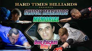 CHUCK MARKULIS MEMORIAL 1-POCKET | Hard Times Billiards Sacramento |  $2500 ADDED